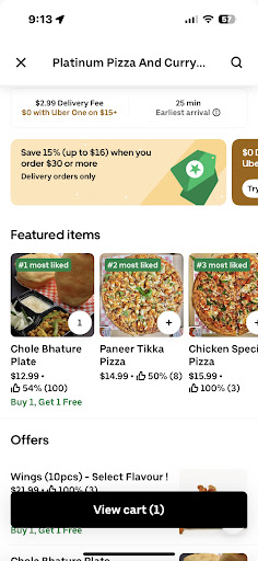 Photo of Platinum Pizza & Curry House - 8910 120 St Unit 103, Surrey, BC V3V 4B4